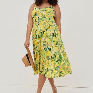 Lemon Yellow Summer Dress from Torrid Size 4 - Like New - Gently Used
